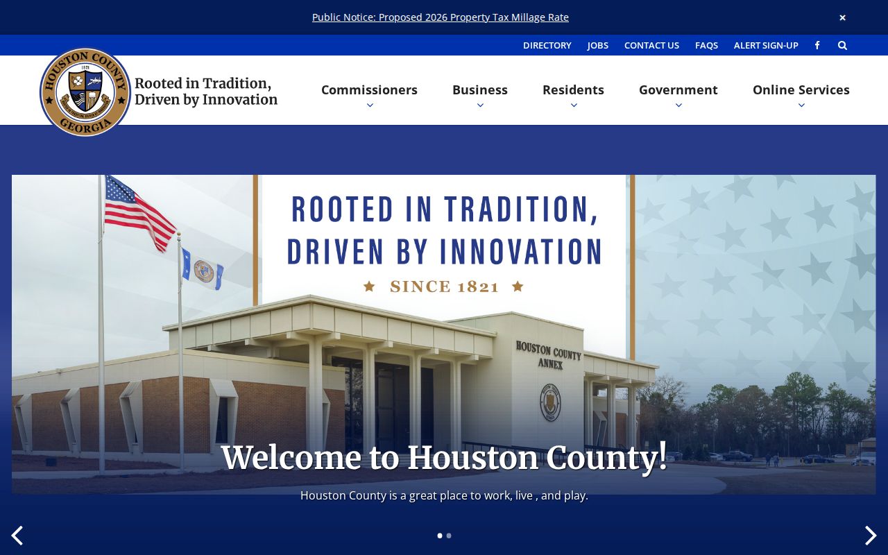 Houston County court docket government source