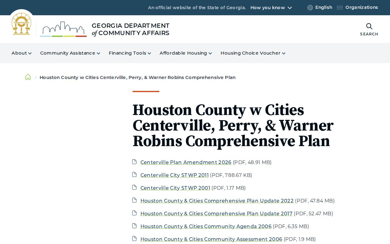 Warner Robins court docket city and county planning context